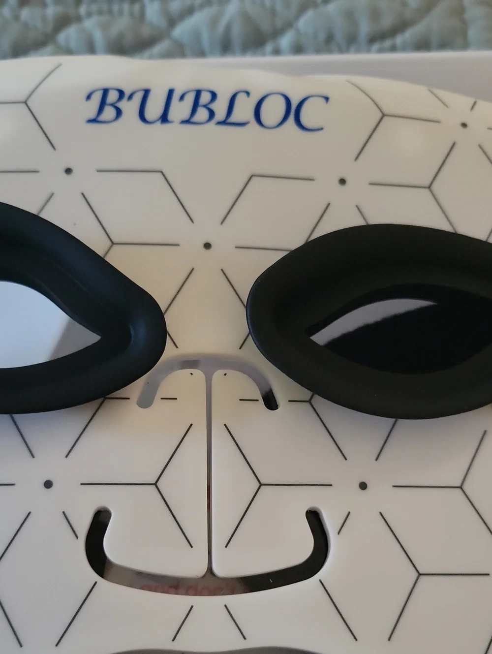White LED Phototherapy Face Mask with Black Eye Shields